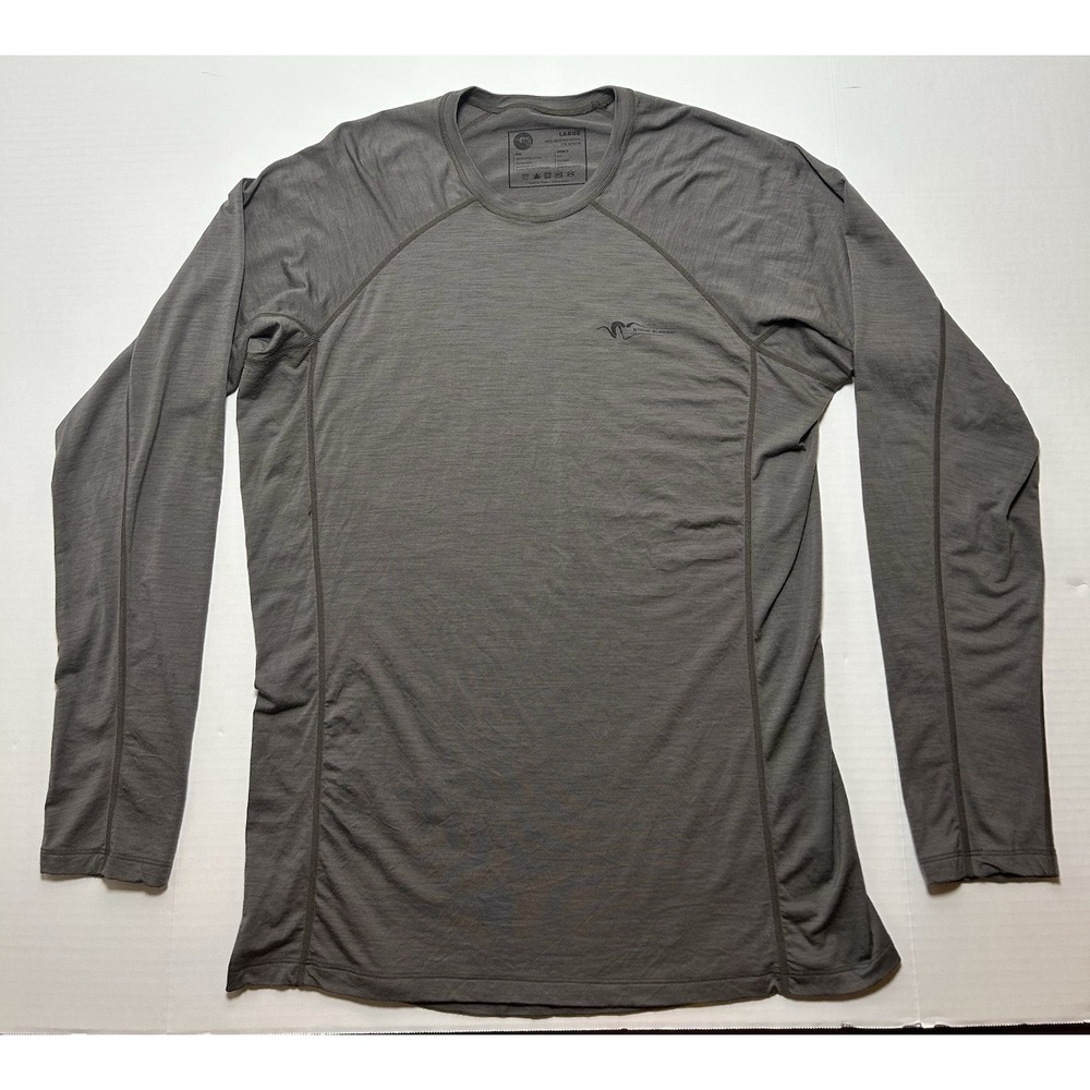 Stone Glacier Chinook Merino Wool Base Layer Grey Size Large Outdoors Hunting
